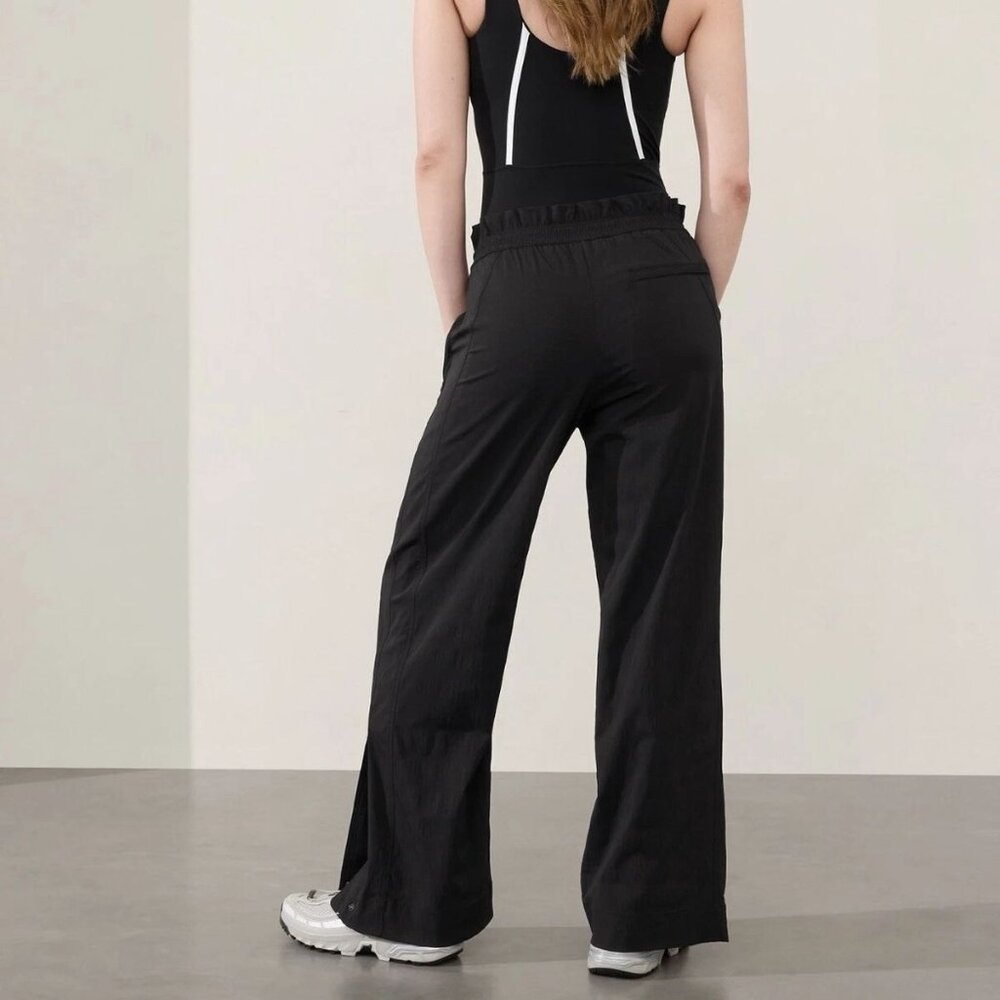 Athleta Women's Trekkie High Rise Parachute Pant in Black - Picture 2 of 10